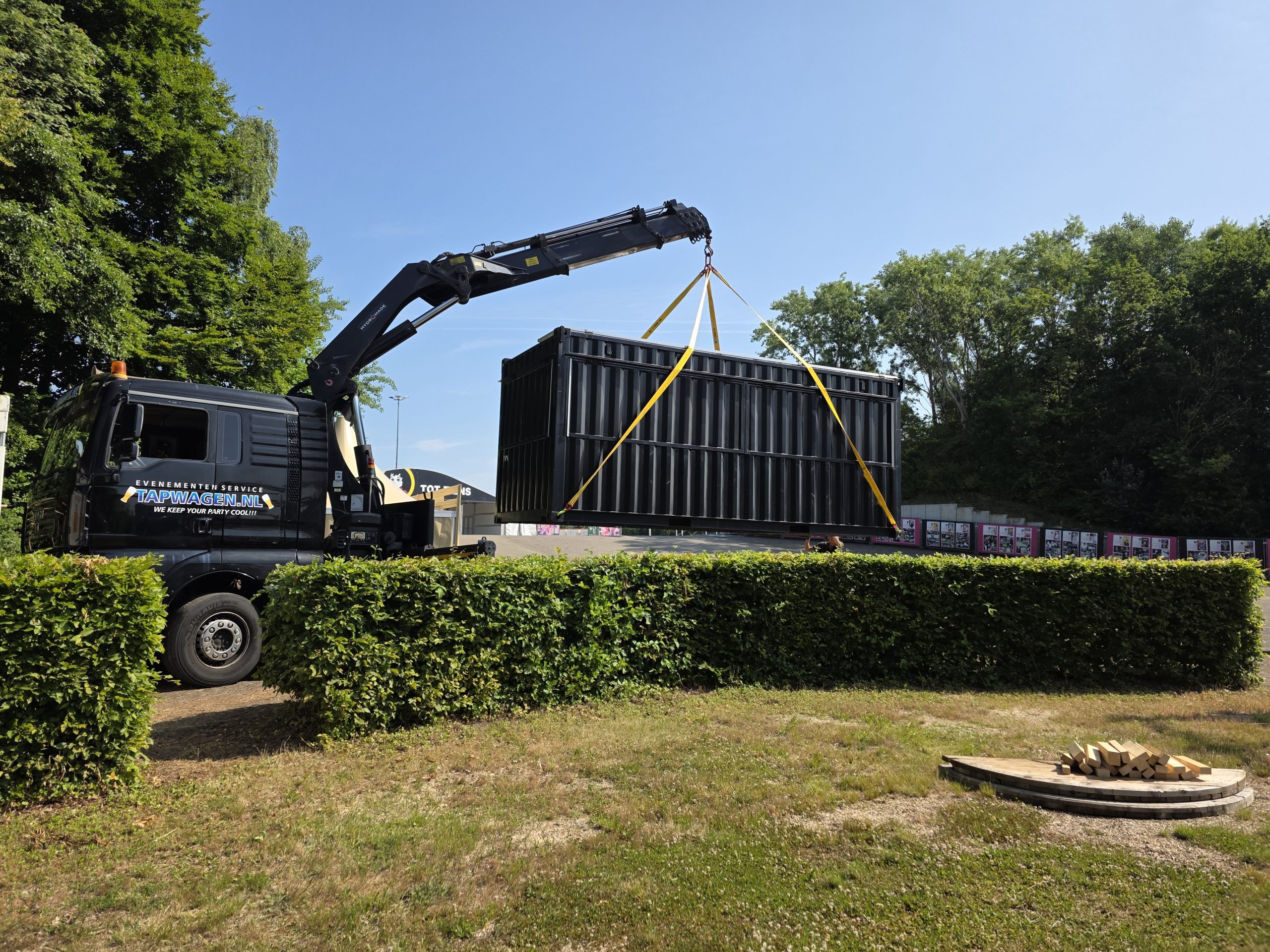Transport van Tapwagen.nl