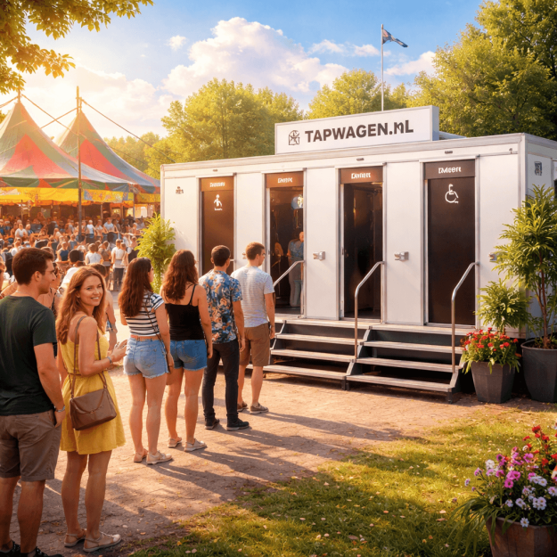 Mobiele Toiletwagens Onmisbaar voor Festivals en Grote Evenementen 1